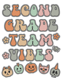 Second Grade Team Vibes Teacher Student Halloween Vintage Meaningful Gift Ladies Long Sleeve Shirt