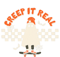 Retro Halloween Creep It Real Vintage Ghost Halloween Grommeted Golf Towel