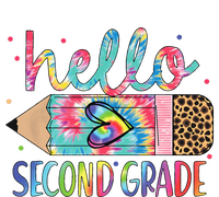 Back To School Hello Second 2nd Grade Leopard Tie Dye Pencil T-Shirt