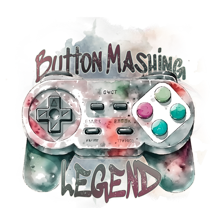 Funny Gamer Button Mashing Legend T-Shirt