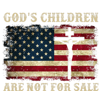 Gods Children Are Not For Sale American Flag Cross Christian T-Shirt