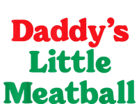 Daddy Little Meatball Italian Funny Toddler Long Sleeve Shirt