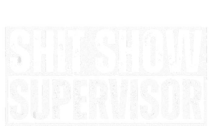 Shit Show Supervisor Funny Sarcastic Adult Humor Retro Dry Zone Grid Polo