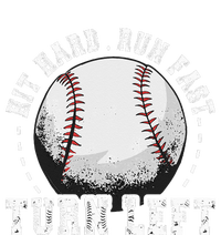 Hit Hard Run Fast Turn Left Baseball Player Daily Commute Backpack