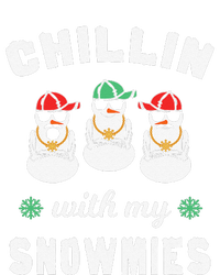 Chillin With My Snowmies Ugly Christmas Snowman Softstyle Adult Sport Polo