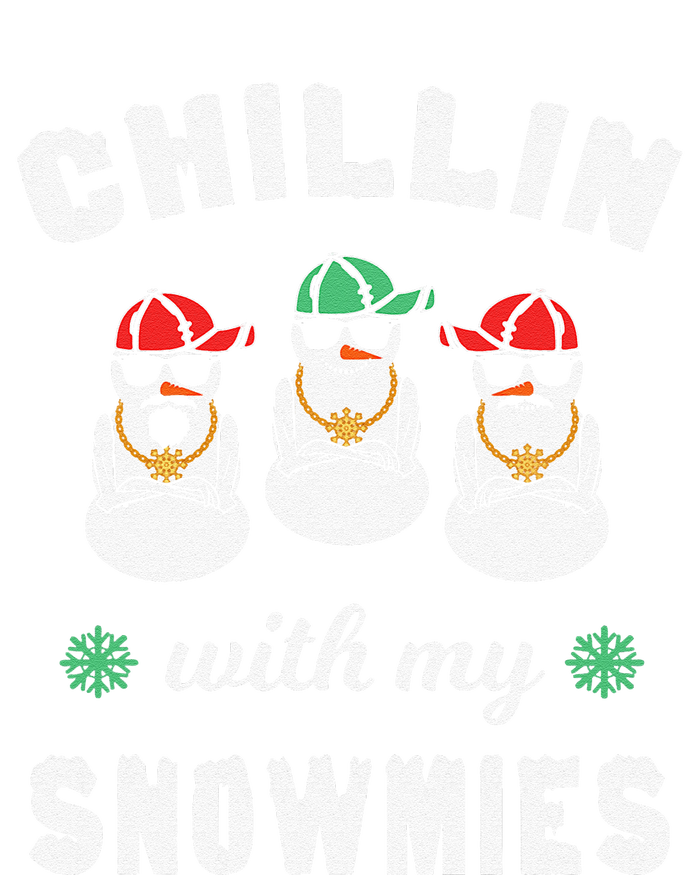 Chillin With My Snowmies Ugly Christmas Snowman Softstyle Adult Sport Polo