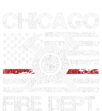 Chicago Illinois Fire Department Thin Red Line Fireman Toddler Long Sleeve Shirt