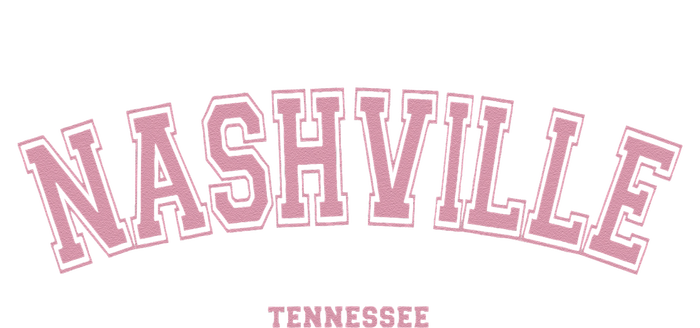 Pink Nashville Tennessee TN Varsity On Nashville Women's Perfect Tri Rocker Tank