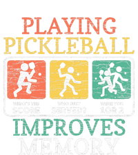 Playing Pickleball Improves Memory Pickleball Flat Bill Trucker Hat