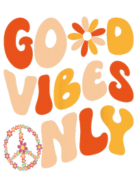 GOOD VIBES ONLY PEACE LOVE 60s 70s Tie Dye Groovy HippiE Striped Beanie with Solid Band