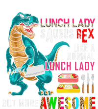 Lunch Lady Saurus Rex Only More Awesome Funny Lunch Lady Short Acrylic Beanie