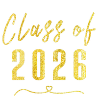 Gold Class Of 2026 Student Gift High School College Kids Long Sleeve Shirt