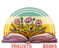 Ban Fascists Not Books Pink Flowers Gift Tall T-Shirt