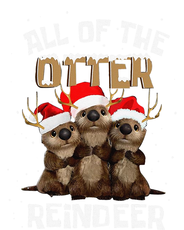 All Of The Otter Reindeer Christmas Sustainable Beanie