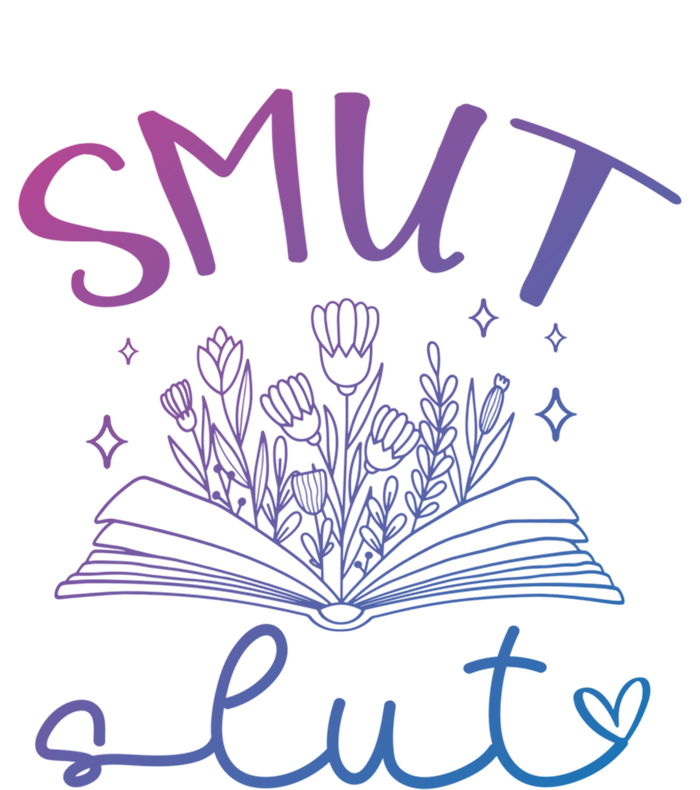 Smut Slutt Reading Smut Book Lover Bookworm Bookish Reader Gift Women's Tri-Blend 3/4-Sleeve Raglan Shirt