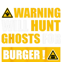 Warning Sign Ghost Hunting EVP Halloween Women's V-Neck T-Shirt