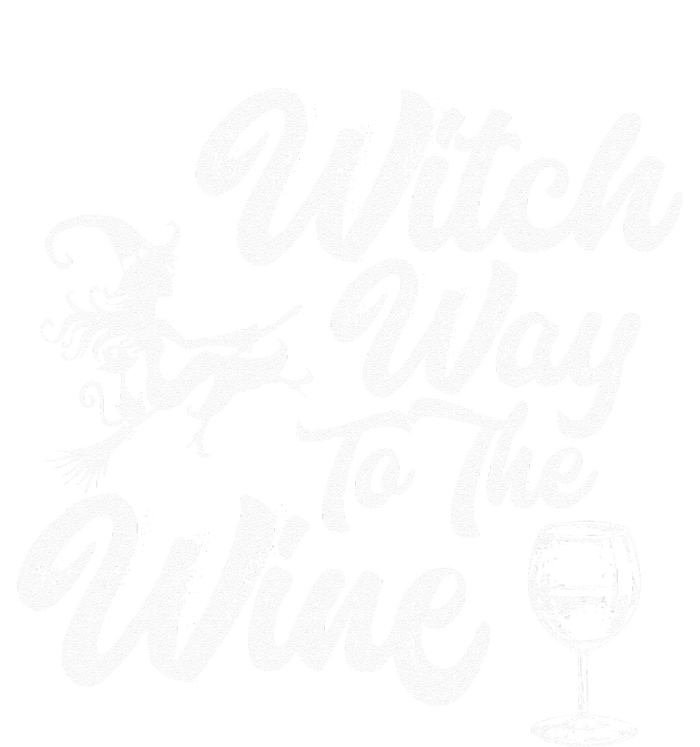 Witch Way To The Wine Funny Halloween Wine Lovers Witch Pun Tall Sweatshirt