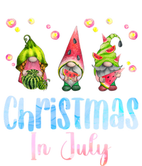 Funny Gnomes Christmas In July Watermelon Christmas In July Cool Gift Kids Tie-Dye T-Shirt