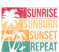 Summer Beach Vacation And Sunrise Sunburn Sunset Repeat Gift T-Shirt