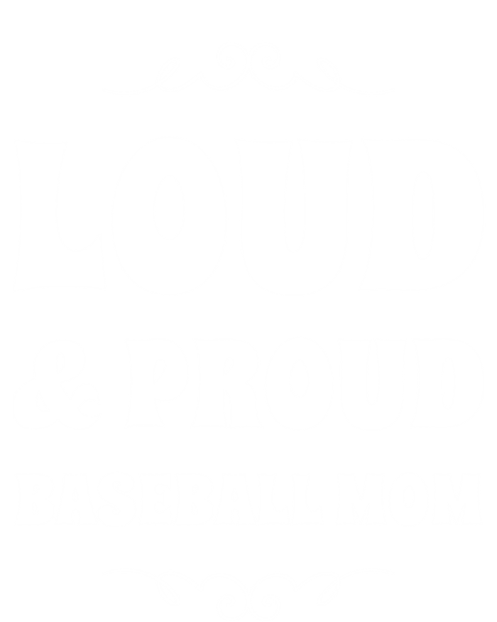 Funny Loud And Proud Baseball Moms Sports Mom Mother Humor Gift Valucap Bio-Washed Visor