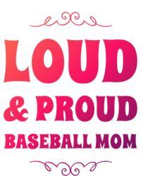 Funny Loud And Proud Baseball Moms Sports Mom Mother Humor Gift Mesh Reversible Basketball Jersey Tank