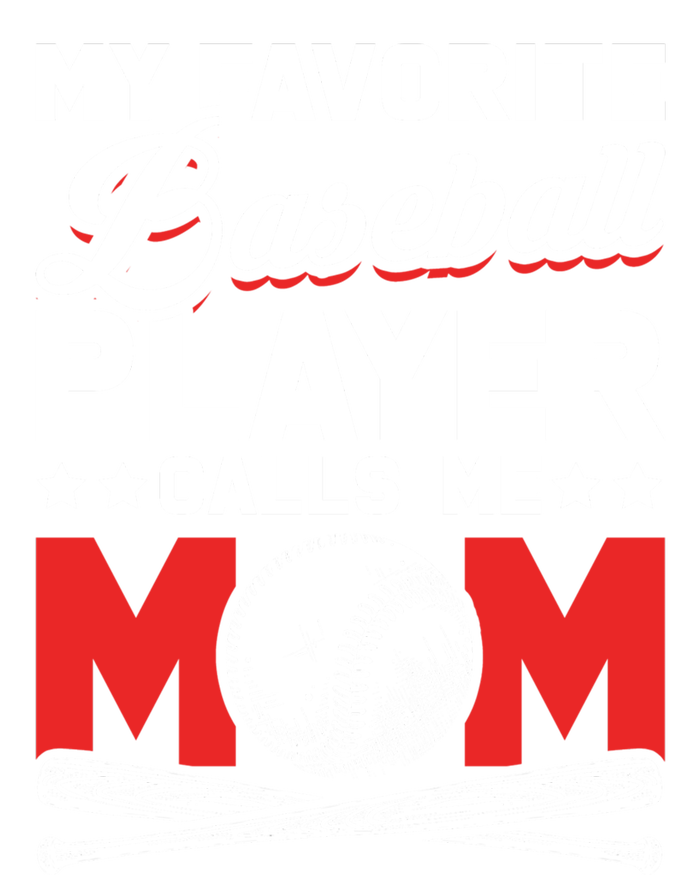 Funny My Favorite Baseball Player Calls Me Mom Gift Kids Long Sleeve Shirt