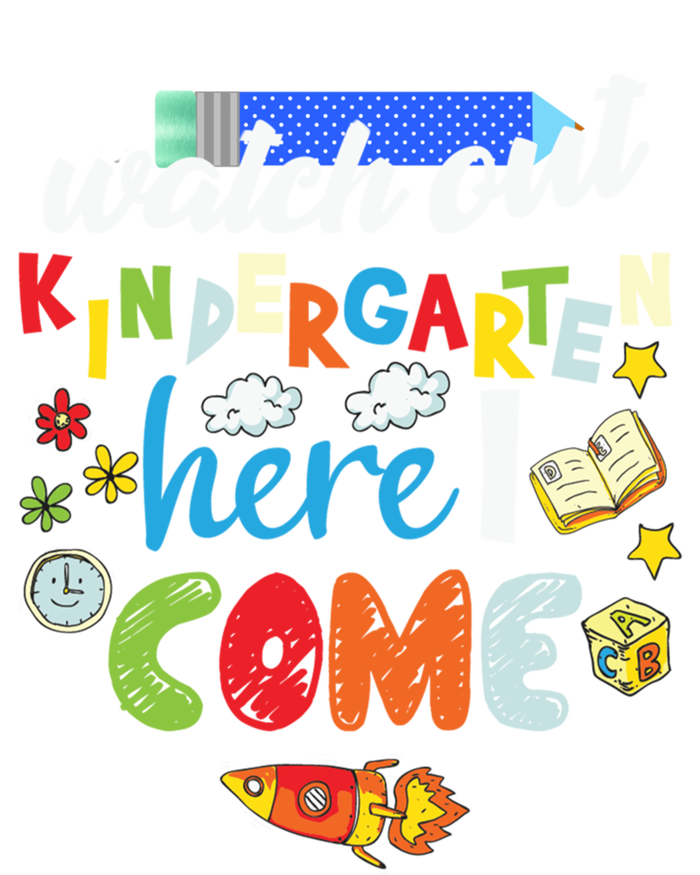 Watch Out Kindergarten Here I Come Kindergarten Gift Mesh Reversible Basketball Jersey Tank