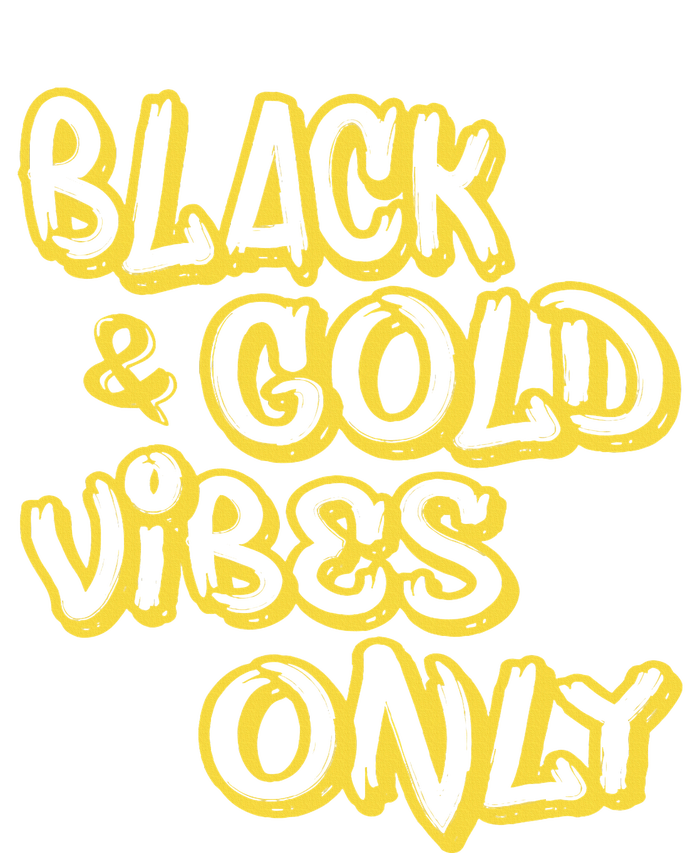 Black Gold Vibes Only Cooling Performance Crew T-Shirt