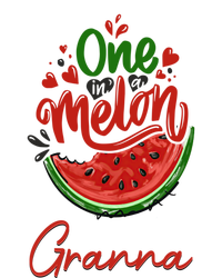 Funny One In A Melon Granna Matching Group Gift Tie-Dye T-Shirt