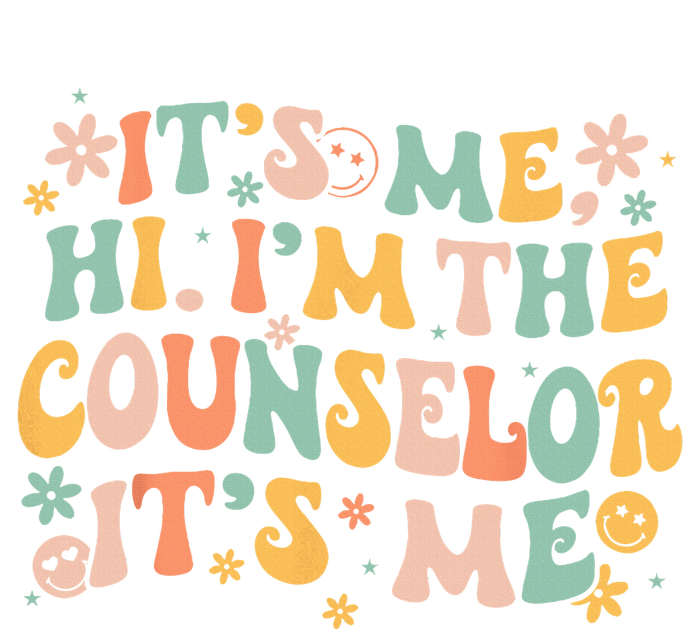 It's Me Hi I'm The Counselor It's Me Groovy Back To School Ladies Essential Flowy Tank