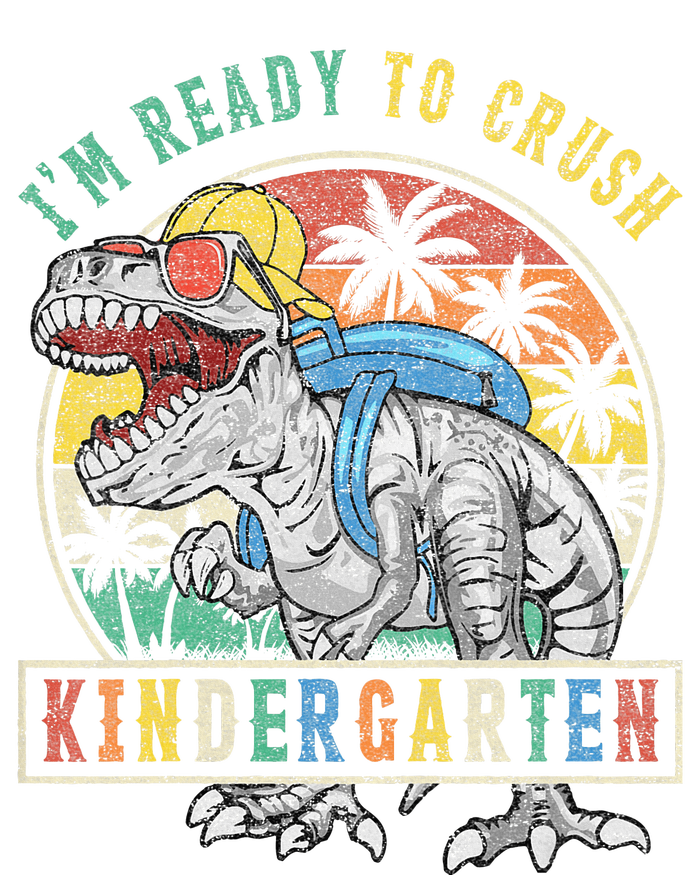 I'm Ready To Crush Kindergarten Dinosaur First Day Of School T-Shirt