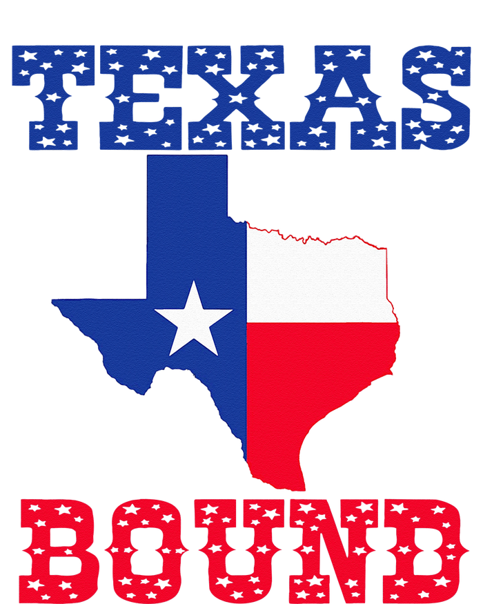 Texas Bound moving to texas texas bound with texas map Garment-Dyed Fleece Hoodie