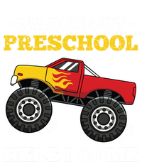 Watch Out Preschool Here I Come Back To School Monster Truck Gift Ceramic Bell Ornament