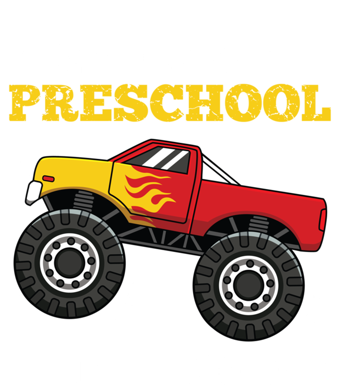 Watch Out Preschool Here I Come Back To School Monster Truck Gift Ceramic Bell Ornament