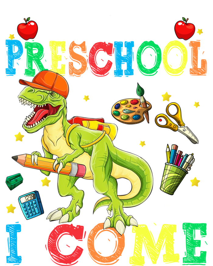 Watch Out Preschool Here I Come Dinosaur Back To School Gift T-Shirt