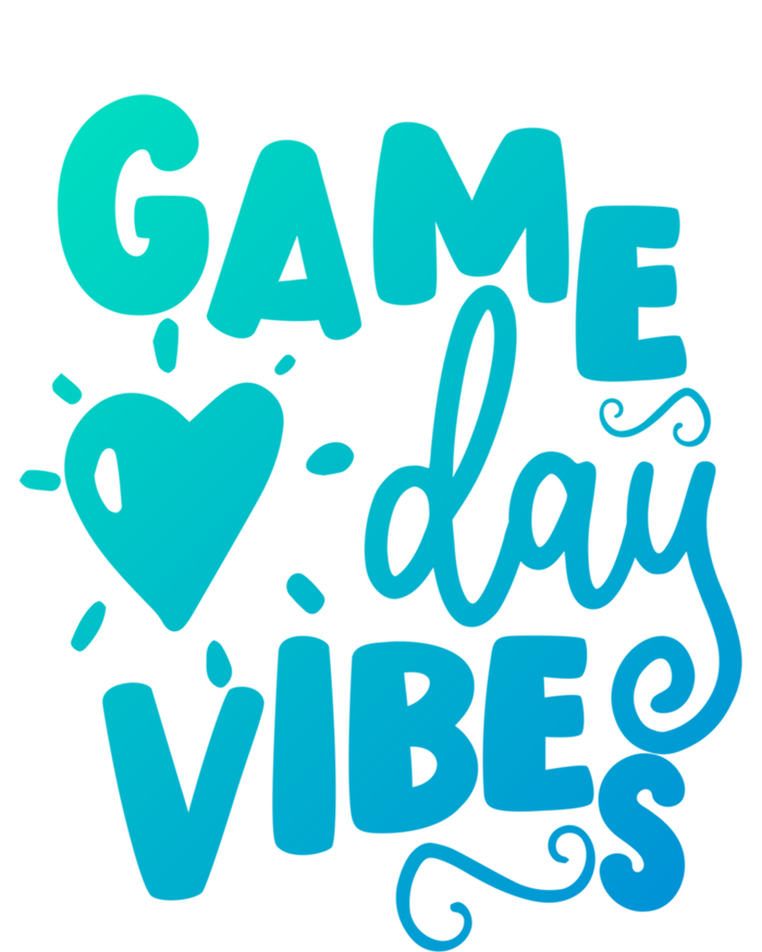 Game Day Vibes Inspirational Baseball Player Game Fan Cute Gift Ladies Essential Flowy Tank