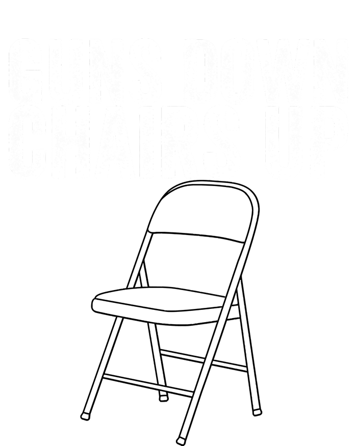 Alabama Guns Down Chairs Up Funny White Folding Chairs Fight T-Shirt