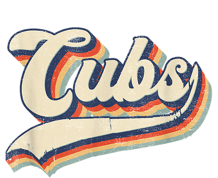 Cubs Sports Name Vintage Retro Gift T-Shirt