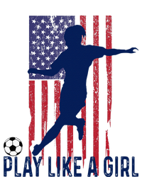 Play Like USA Flag Football Team  Game Goal Soccer T-Shirt