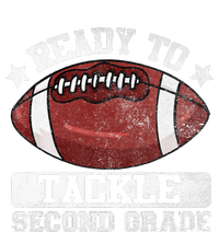 Ready To Tackle 2nd Second Grade Football Back To School Women's Tri-Blend 3/4-Sleeve Raglan Shirt