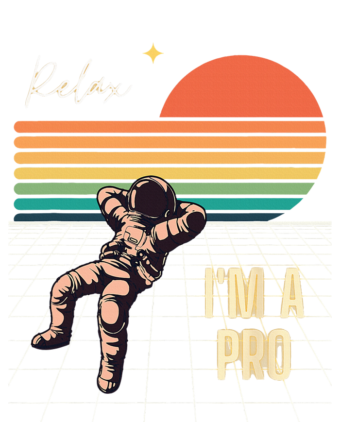 Relax I'm a Pro featuring Astronaut in retro space T-Shirt