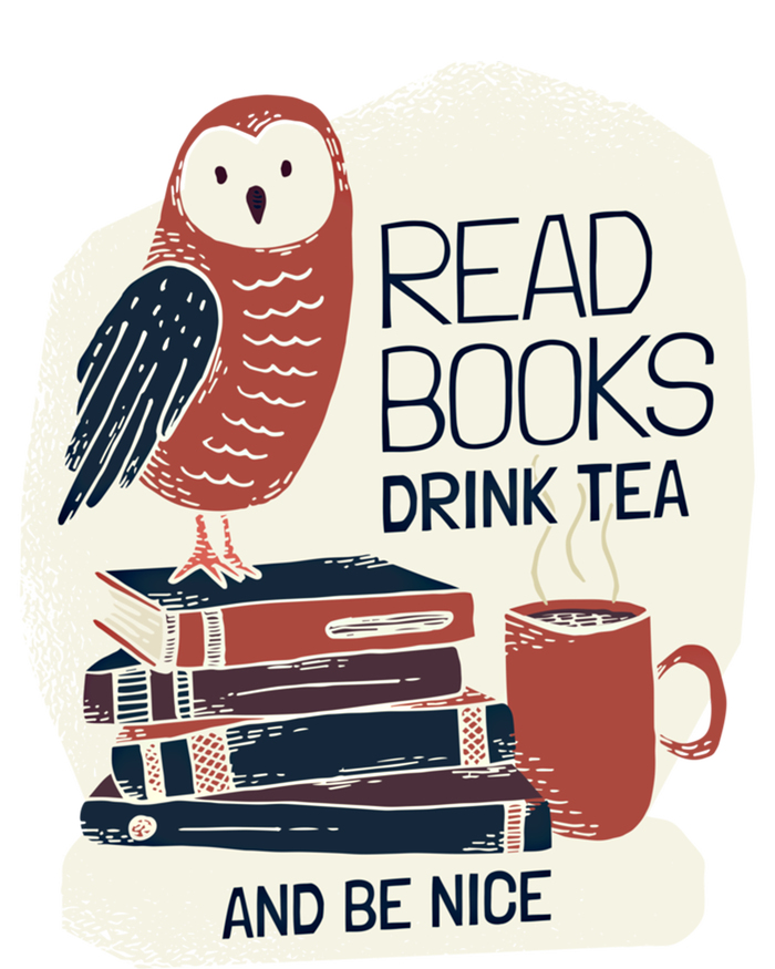 BookLover Tea Books Owl Bookworm Cute Gift Kids Tie-Dye T-Shirt