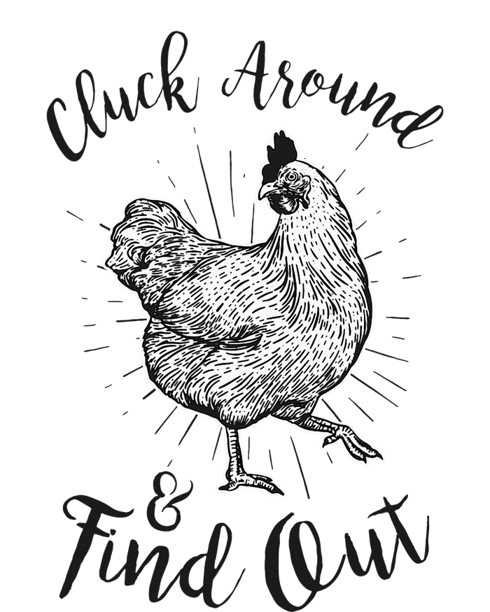 Cluck Around And Find Out Funny Chicken Farmer Cooling Performance Long Sleeve Crew