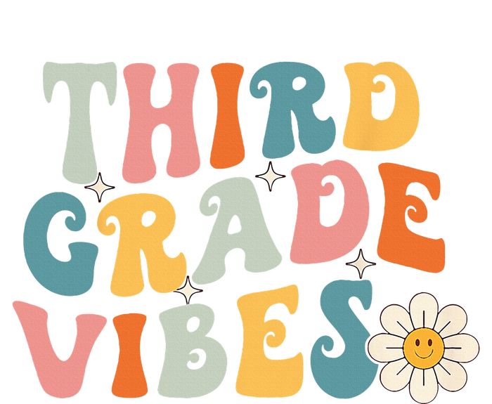 Third Grade Vibes 3rd Grade Team Retro 1st Day Of School T-Shirt