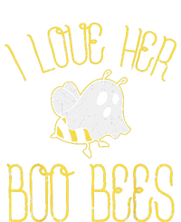 I Love Her Boo Bees Couples Halloween Adult Costume His Men Dry Zone Grid Polo