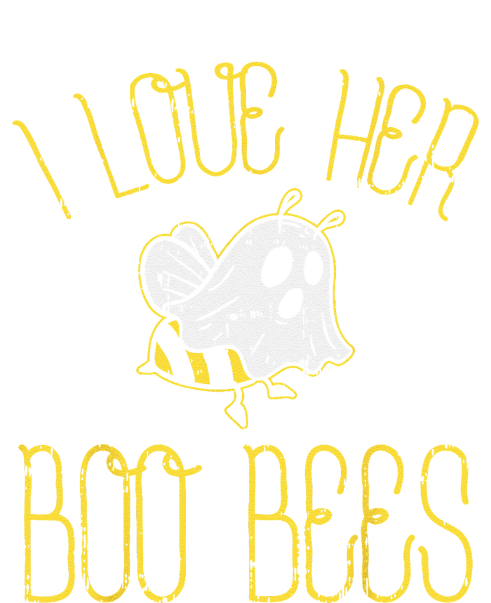 I Love Her Boo Bees Couples Halloween Adult Costume His Men Dry Zone Grid Polo