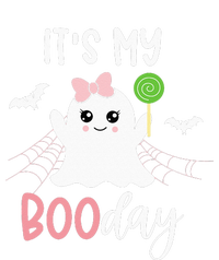 Its My Boo Day Cute Halloween Birthday Ghost Pink Bow Girls Tank Top