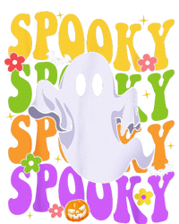 Retro Groovy Ghost Halloween Costume SPOOKY VIBES Sweatshirt Cinch Pack Bag