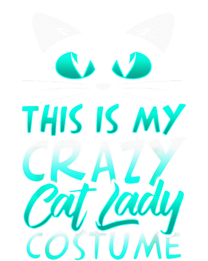 This Is My Crazy Cat Lady Costume Halloween Funny Cat Premium Hoodie