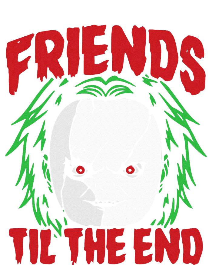 Friends Till The End Lazy Halloween Costume Horror Movie Kids Hoodie